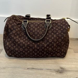 Louis Vuitton speedy 30 in ebene mini monogram